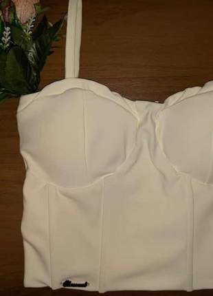 Cropped corselet chocomel confecções