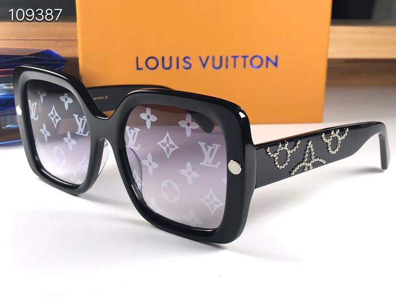 Óculos feminino louis vuitton - R$ 1590.00, cor Preto (espelhado) #103466,  compre agora