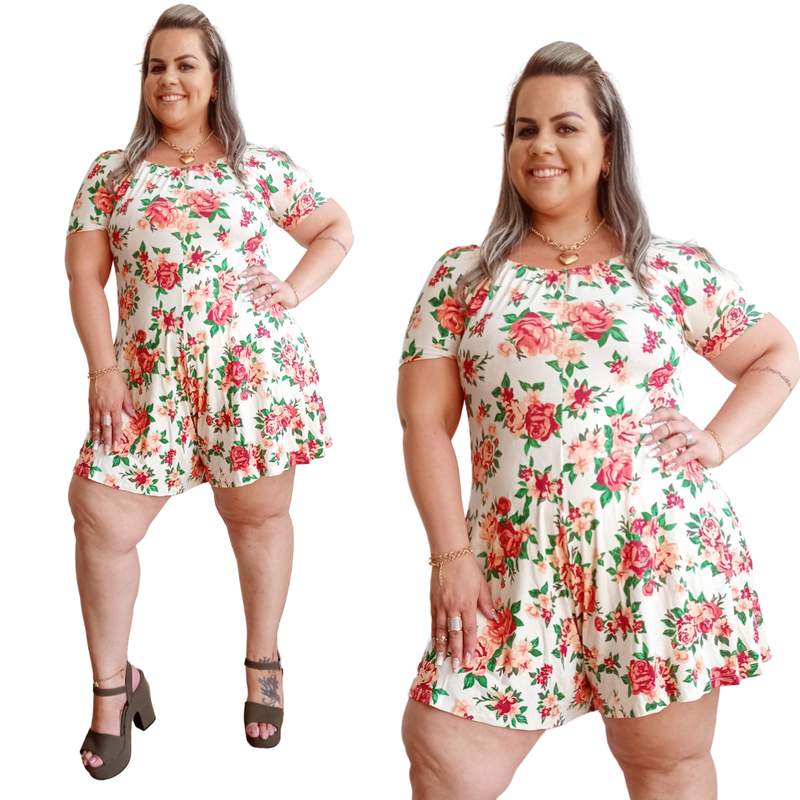 Macacao plus size