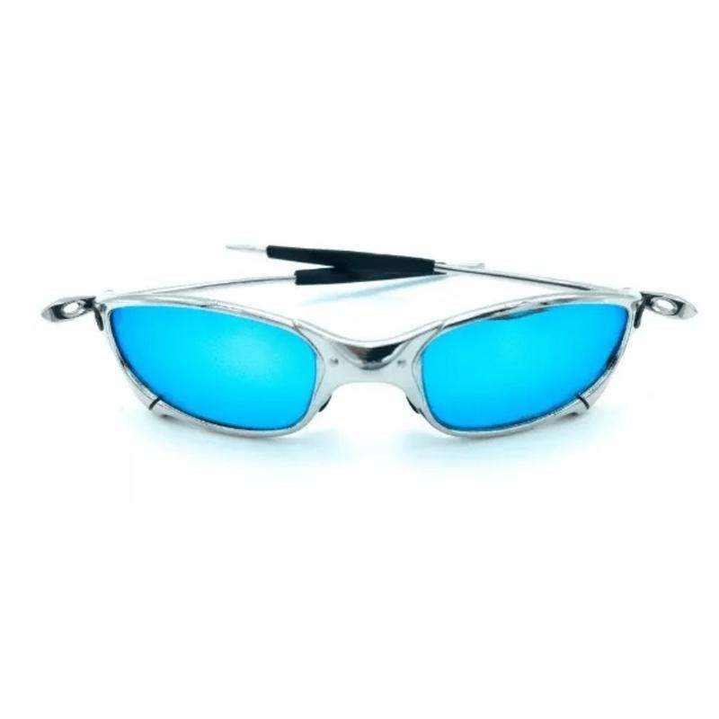 óculos de sol Juliet Oakley Cinza Feminino e Masculino Metal - XT7823