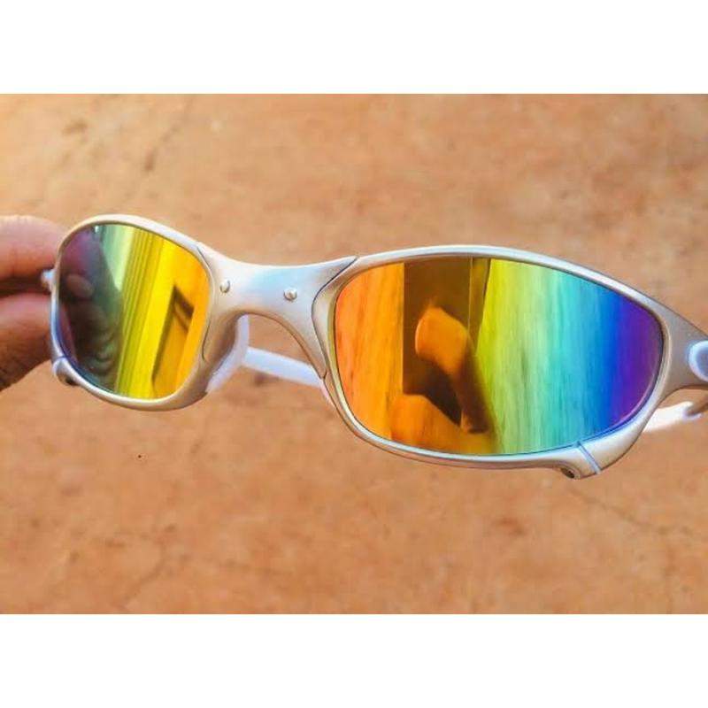 Óculos Masculino Juliet Sol Espelhado Esportivo - Laranja