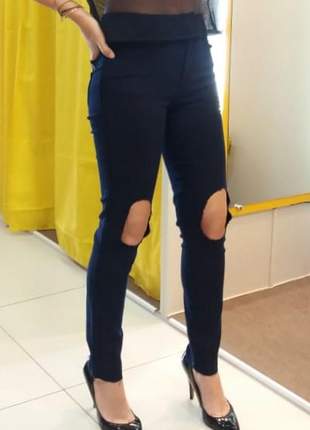 Calça feminina jeanseria cigarrete donna jeans