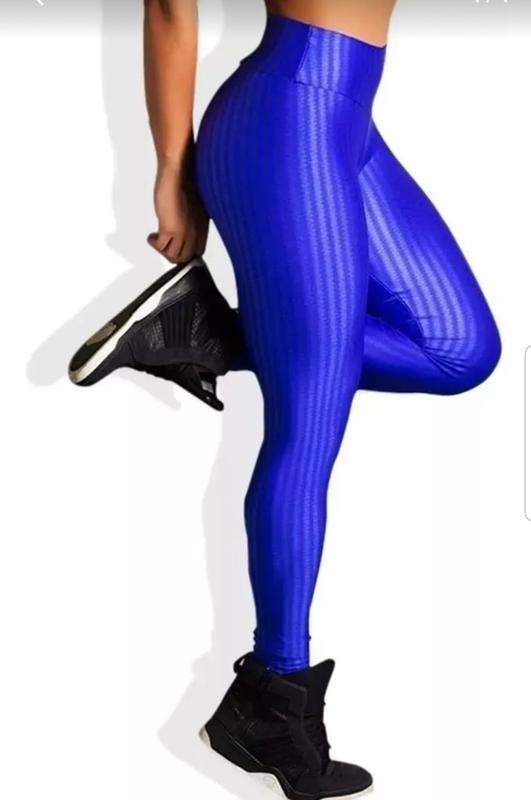 Calça legging leg fitness 3d poliamida/cirrê academia ou dia a dia - pronta  entrega - R$ 109.00, cor Azul (de cintura alta) #105880, compre agora