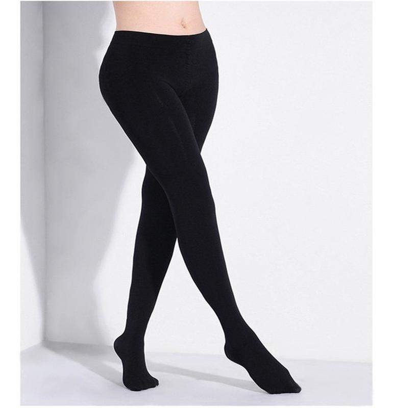 Meia calça térmica super flanelada feminina cintura alta com pé - R$ 39.00,  cor Preto #110540, compre agora