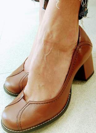 Sapato feminino boneca de couro dali shoes