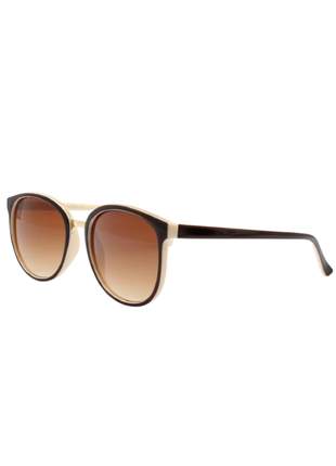 Óculos de sol feminino marrom - e-dress