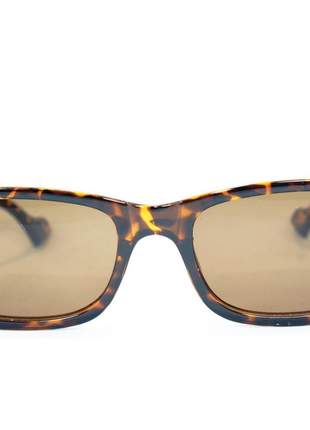 Óculos de Sol Feminino Oncinha Quadrado Blogueira - Rafaello