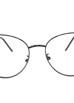 Óculos de Grau Feminino Preto Rafaello RFAF06 Metal Brilho