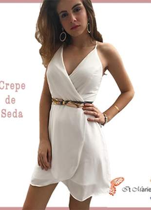 sausage Avenue Lunar New Year Vestido de seda curto - compre online, ótimos preços | Shafa