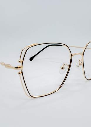 Armação óculos de grau feminino miopia hipermetropia rafaello - raf36