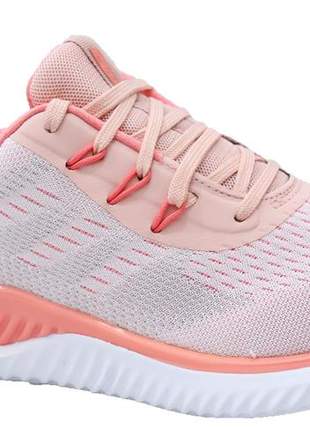 Tênis feminino rosa coral rosa esportivo actvitta 4802111