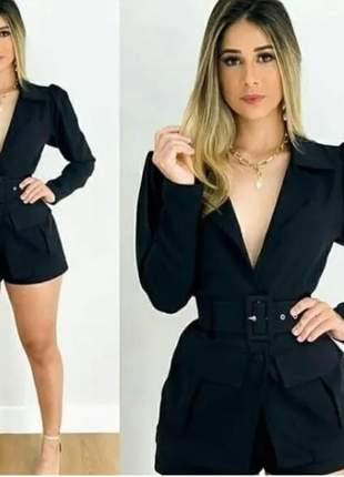 Conjunto mini vest feminino blazer + short 2021