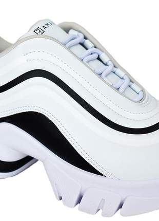 Tênis sneaker casual feminino branco ramarim coleção nova moda  2180202