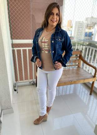 Jaqueta jeans escura
