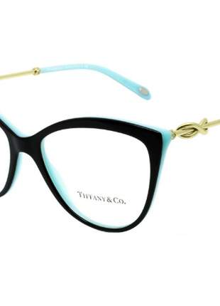 Óculos para grau tiffany gatinho feminino cores: azul rosa transparente moda 2021