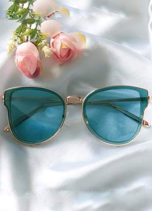 Oculos de sol lentes azul