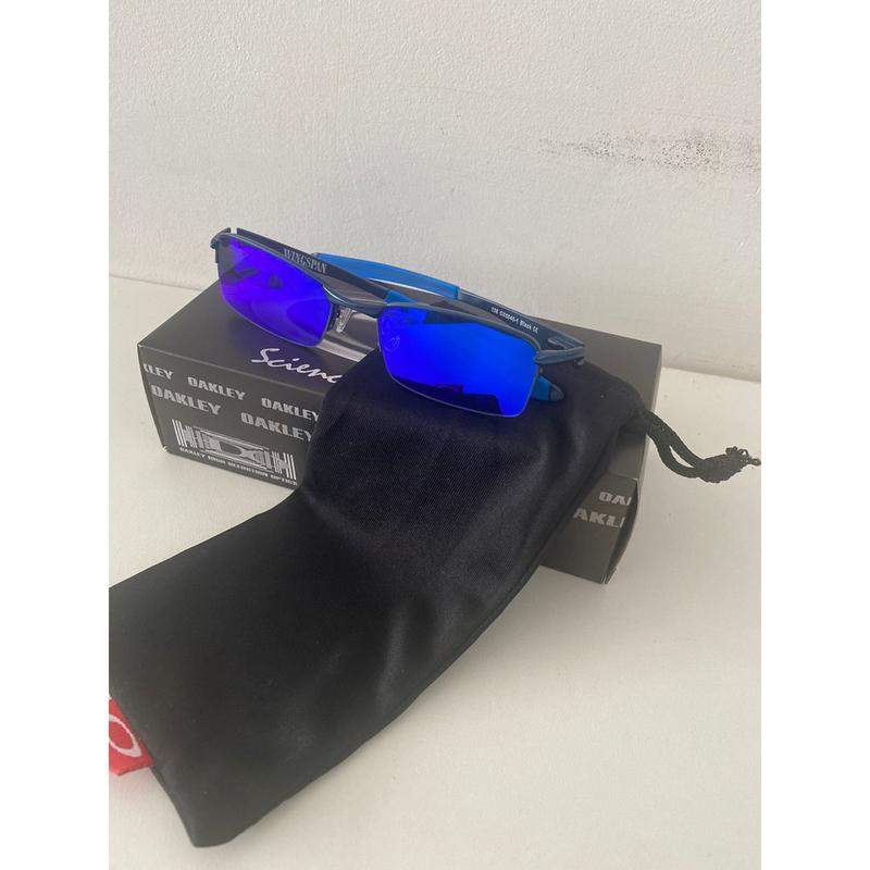 Óculos Oakley Mandrake - Lupa do Vilão - LENTE Azul ⋆ Sanfer Acessórios