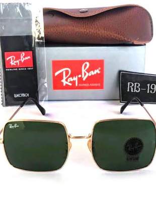 Óculos de sol ray ban square rb 1971 unissex quadrado 6 cores disponível