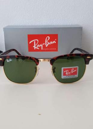 Óculos de sol ray ban clubmaster rb 3016 unissex 2 cores disponível
