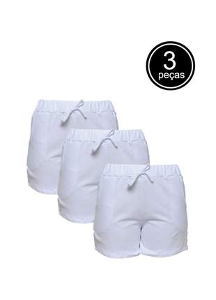 Kit com 3 shorts style feminino part.b