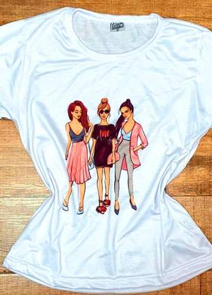 Camiseta t-shirt blusinha casual moda feminina