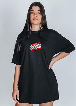Camiseta feminina oversized antisocial