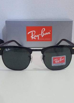 Óculos de sol ray ban clubmaster rb 3016 unissex 2 cores disponível