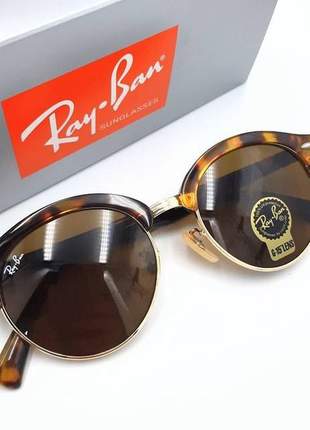 Óculos de sol ray ban clubround rb 4246 unissex 2 cores disponível