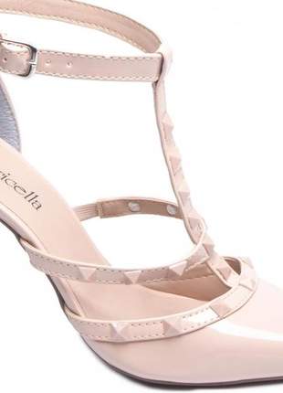 Sapatos femininos scarpins rose
