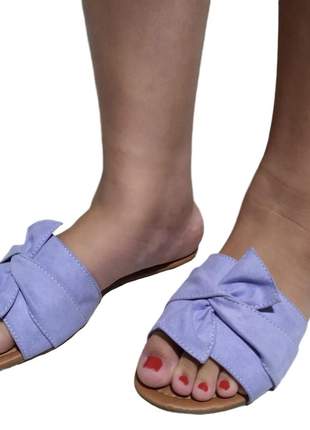 Sandália rasteira feminina chinelo rasteirinha tamanco 33 ao 40 cores