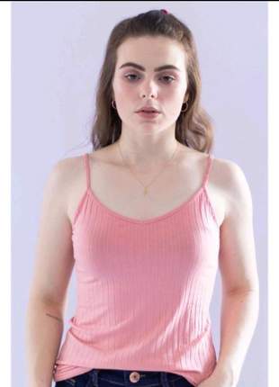 Blusa feminina  regatinha canelada blusinhas de alcinha moda feminina