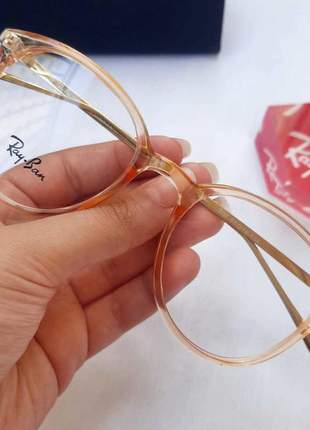 Óculos armação para grau ray ban round summer feminino moda verão 2021