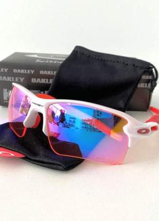 Óculos de sol oakley flak jacket 2.0 feminino novo 6 cores disponível
