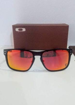 Óculos de sol oakley holbrook metal lentes polarizadas 5 cores disponível