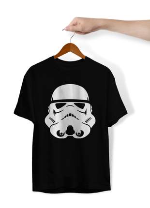 Camiseta Unissex Algodão 30.1 Personalizado Estampa Star Wars