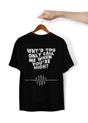 Camiseta Unissex Algodão 30.1 Personalizado Estampa Arctic Monkeys