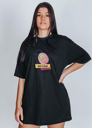 Camiseta Feminina Oversized Boutique Judith Criança dos Anos 90