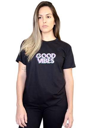Camiseta Feminina Good Vibes