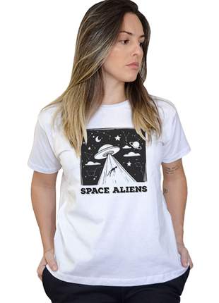 Camiseta Boutique Judith Space Aliens