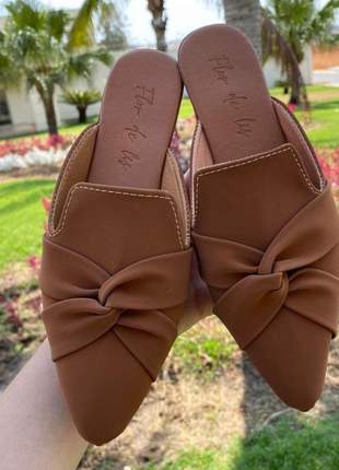 Sapatilha sandália rasteira mule scarpin feminino sapato feminino