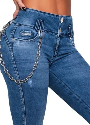 Calça feminina cós largo pit bull jeans 59943