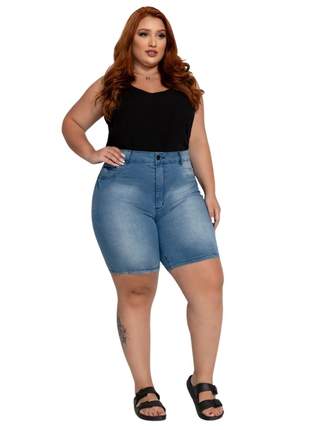 Bermuda biotipo jeans feminina plus size 27760