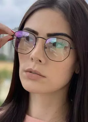Óculos de grau hexagonal todo dourado ray-ban blogueira 2022 promoção moda