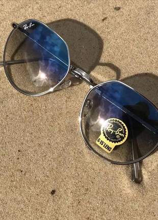 Óculos de sol jack rayban dourado com preto lente cristal clássica moda praia blogueira