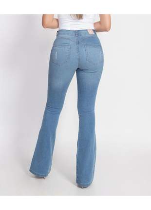 Calça biotipo jeans feminina flare ref.28130