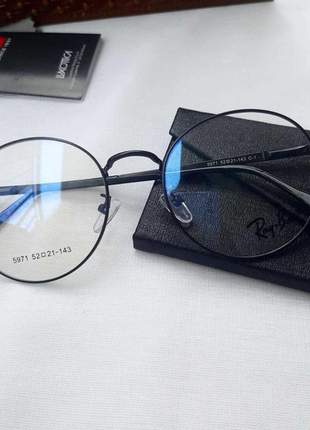Óculos armação para grau ray ban round redondo rb5971preço de atacado revenda de óculos