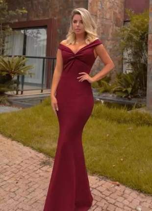 Vestido de festa longo vermelho online, ótimos preços Shafa