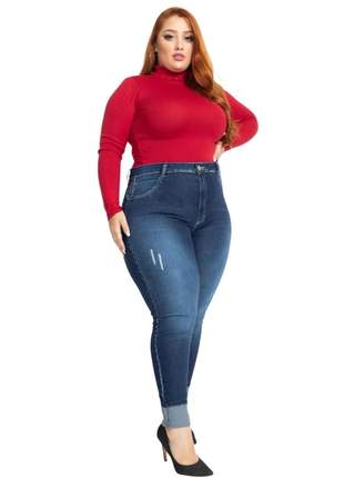 Calça biotipo jeans feminina skinny plus size 28604