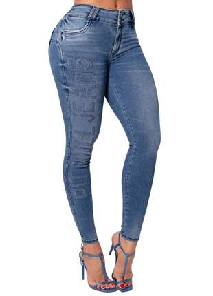 Calça Pit Bull Skinny jeans empina bumbum logomania exclusiva 42431