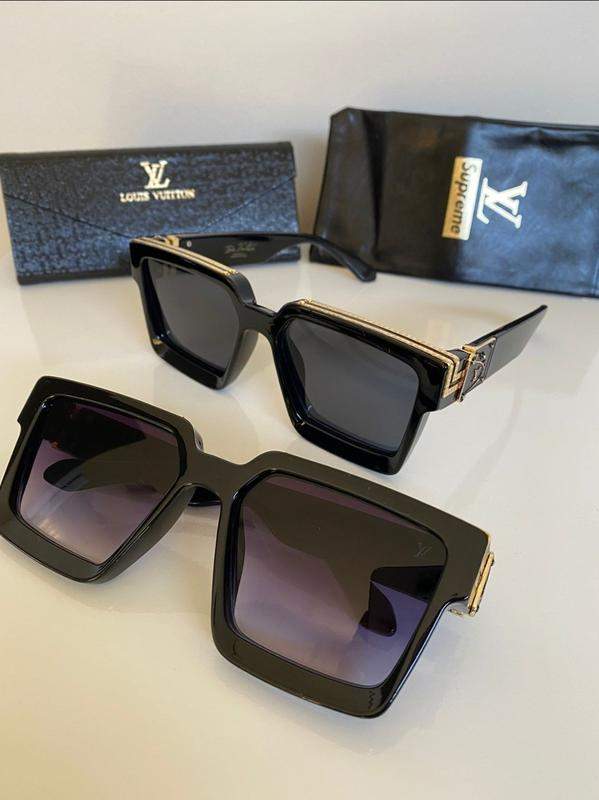 Óculos de Sol Louis Vuitton Millionaire 1.1 Preto